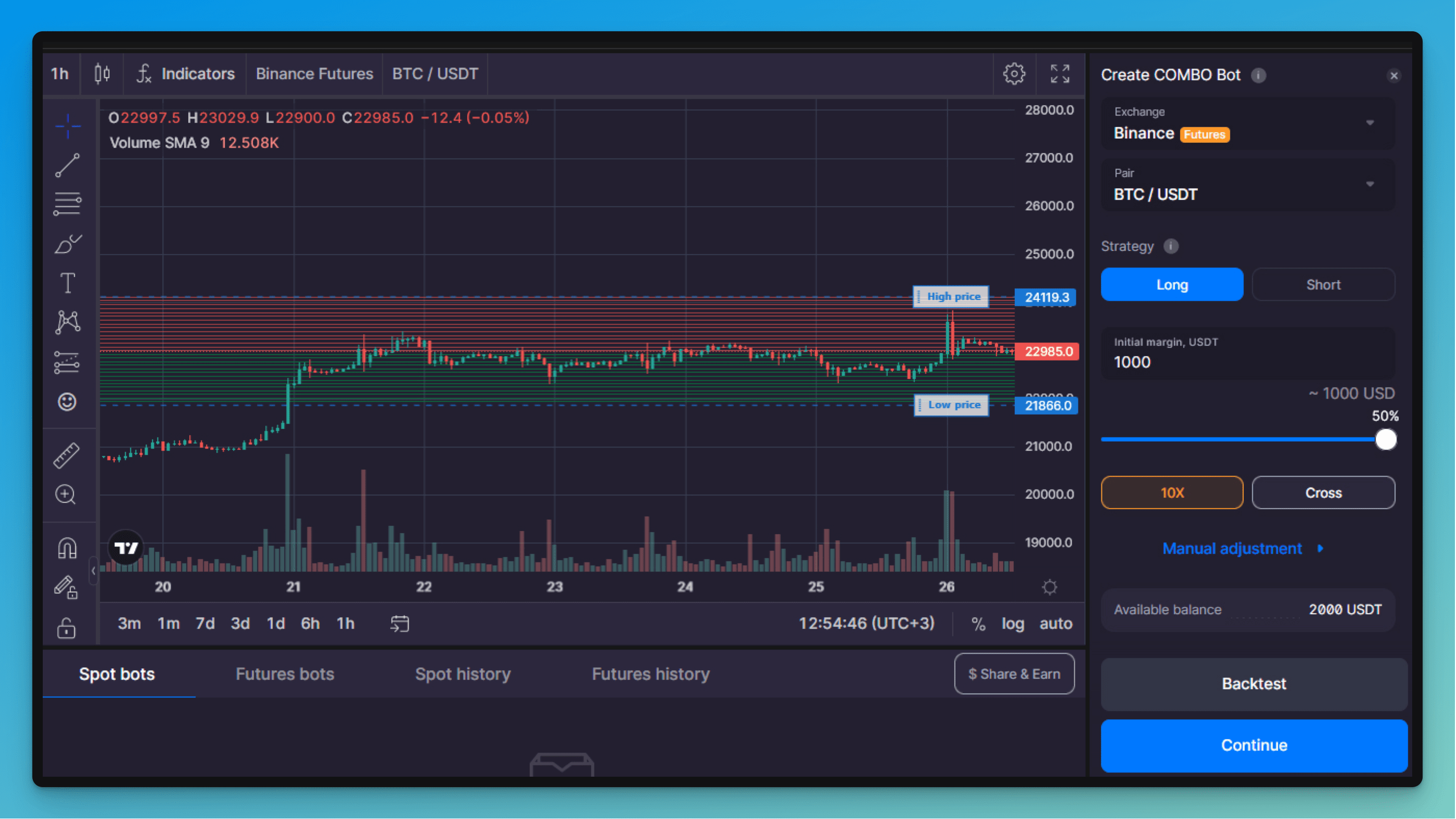 Trade Futures Risk-free With Bitsgap Demo-4