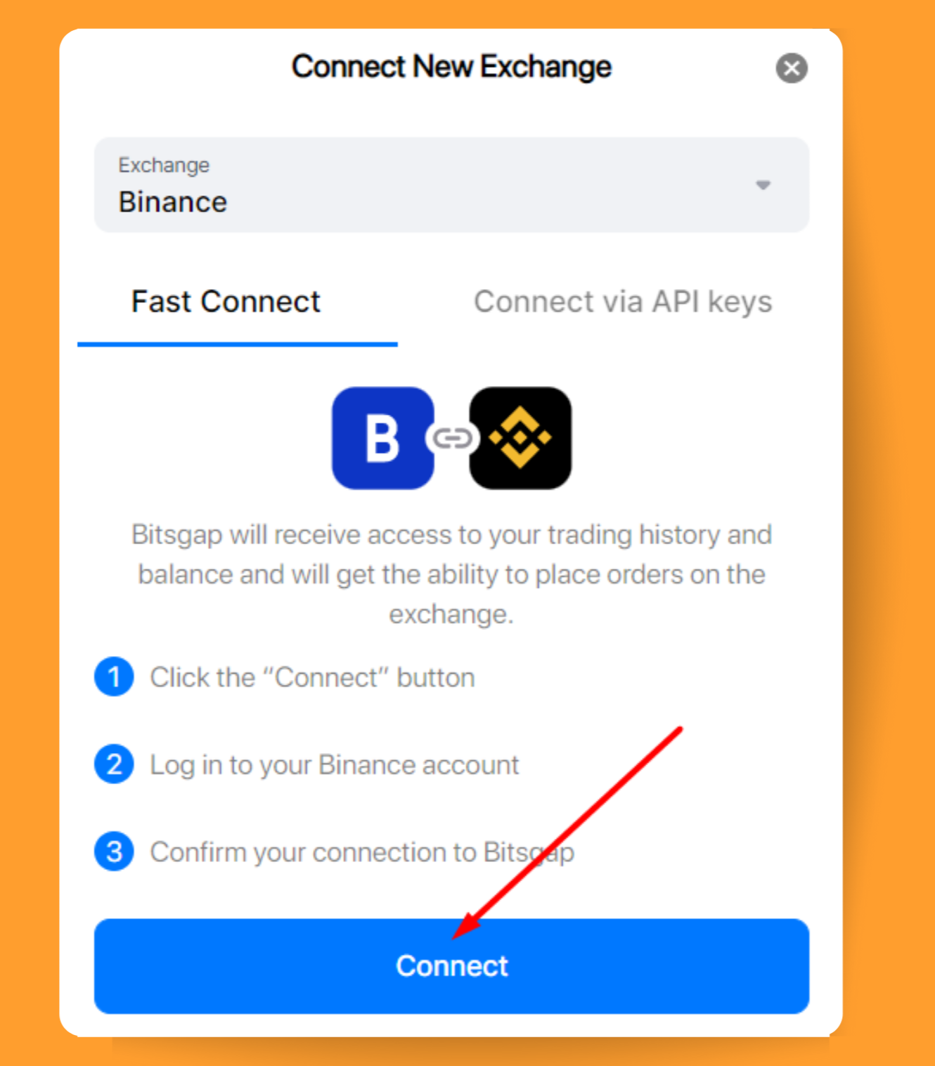 Pic. 1. Choose Fast Connect for faster and smoother connection.