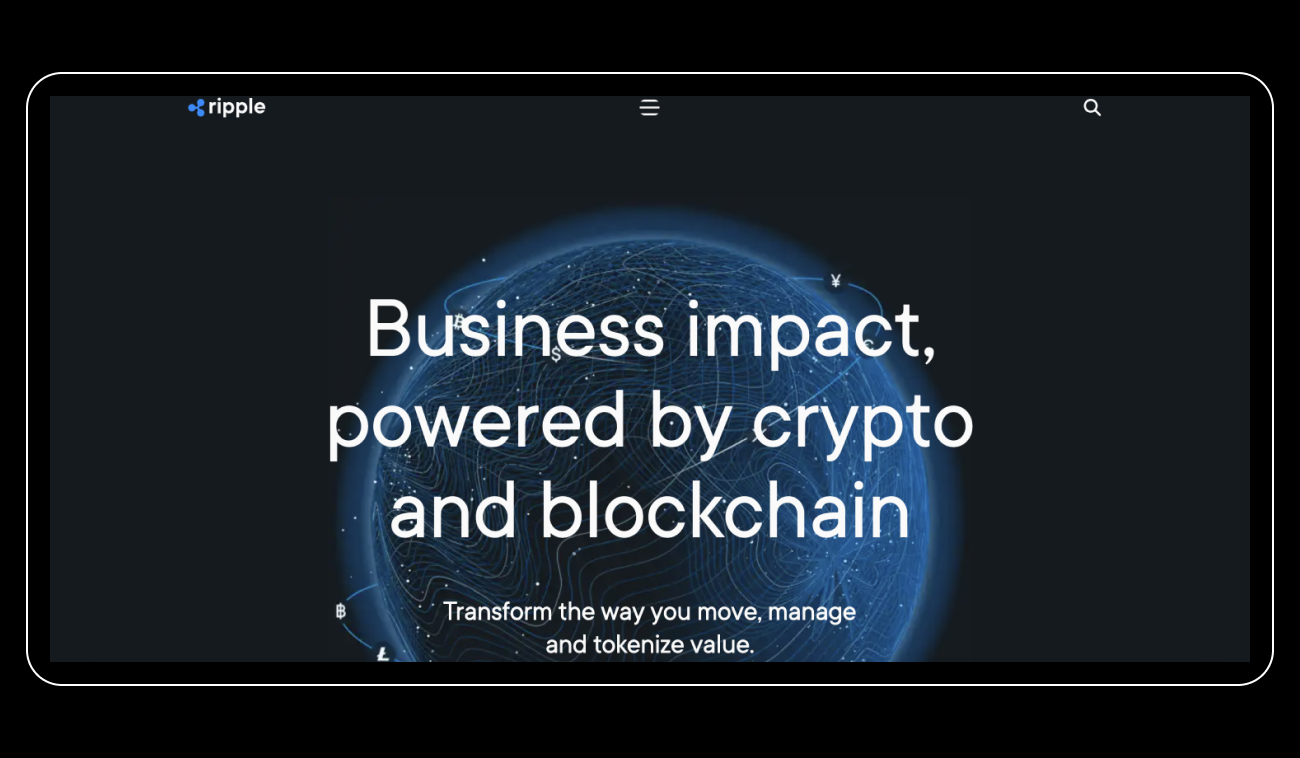 Pic. 1. Ripple’s website.