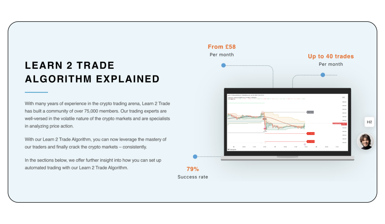 Pic. 8. Learn 2 Trade website snapshot.