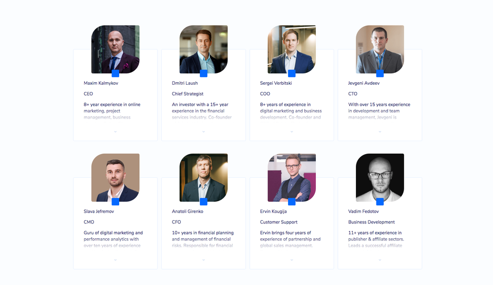 People behind the Bitsgap project