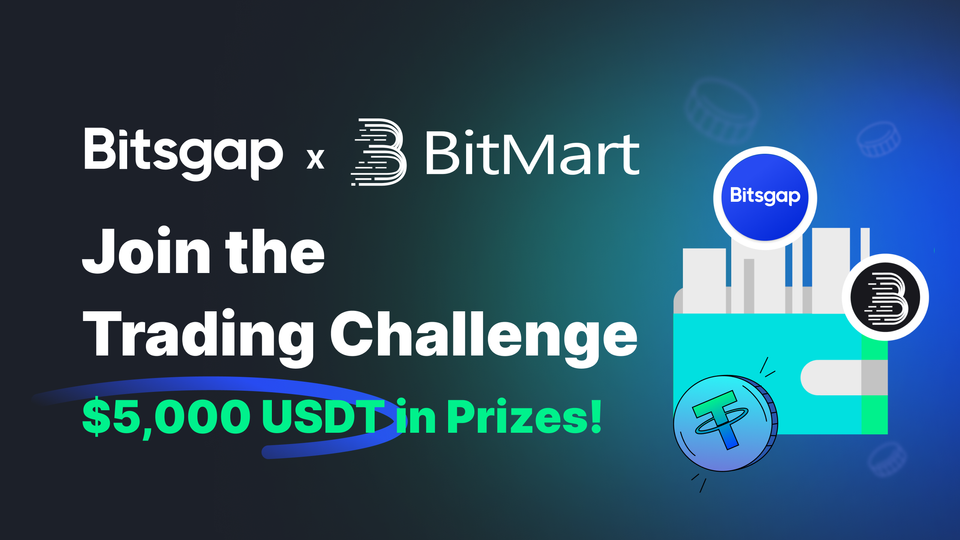 Join the BitMart x Bitsgap Trading Challenge—$5,000 USDT in Prizes!