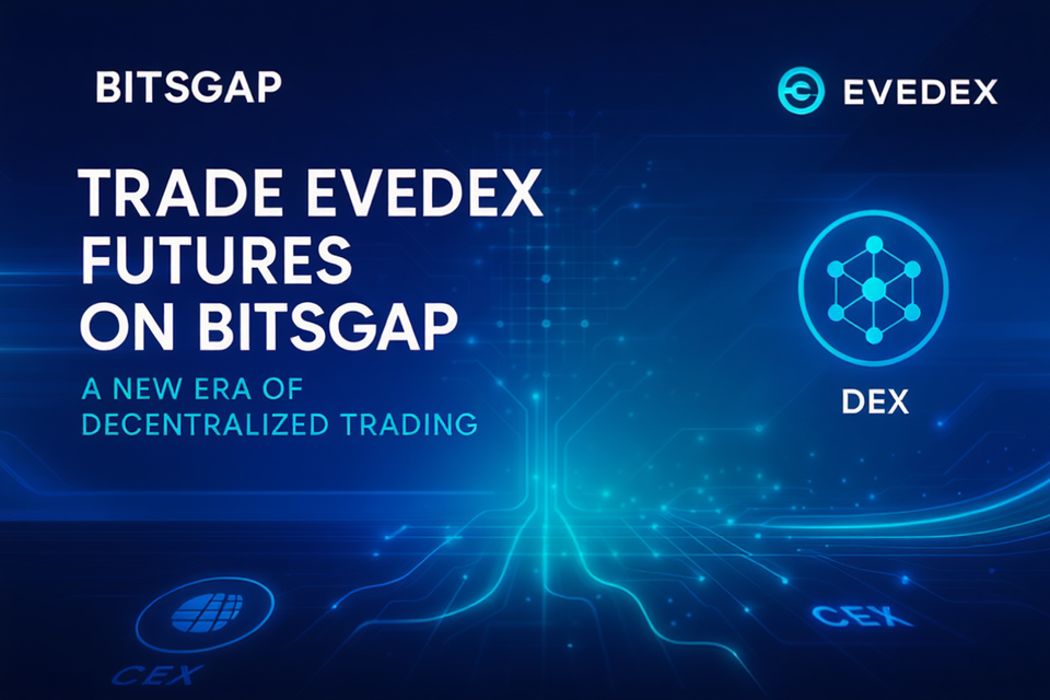 Торгуйте фьючерсами Evedex на Bitsgap: новая эра децентрализованной торговли